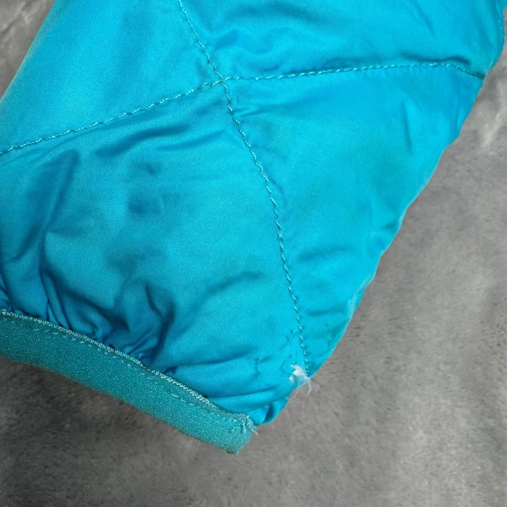 The‎ North Face Kids 2T 550 Down Puffer Jacket Blue Quilted Hooded Winter Coat